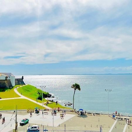 Apartamento No Farol Da Barra. Vista Deslumbrante Para O Mar! No Circuito Do Carnaval. Ao Lado Do Porto Da Barra ! 살바도르 외부 사진