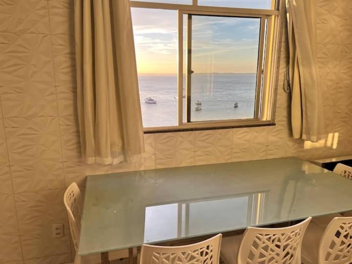 Apartamento No Farol Da Barra. Vista Deslumbrante Para O Mar! No Circuito Do Carnaval. Ao Lado Do Porto Da Barra ! 살바도르 외부 사진